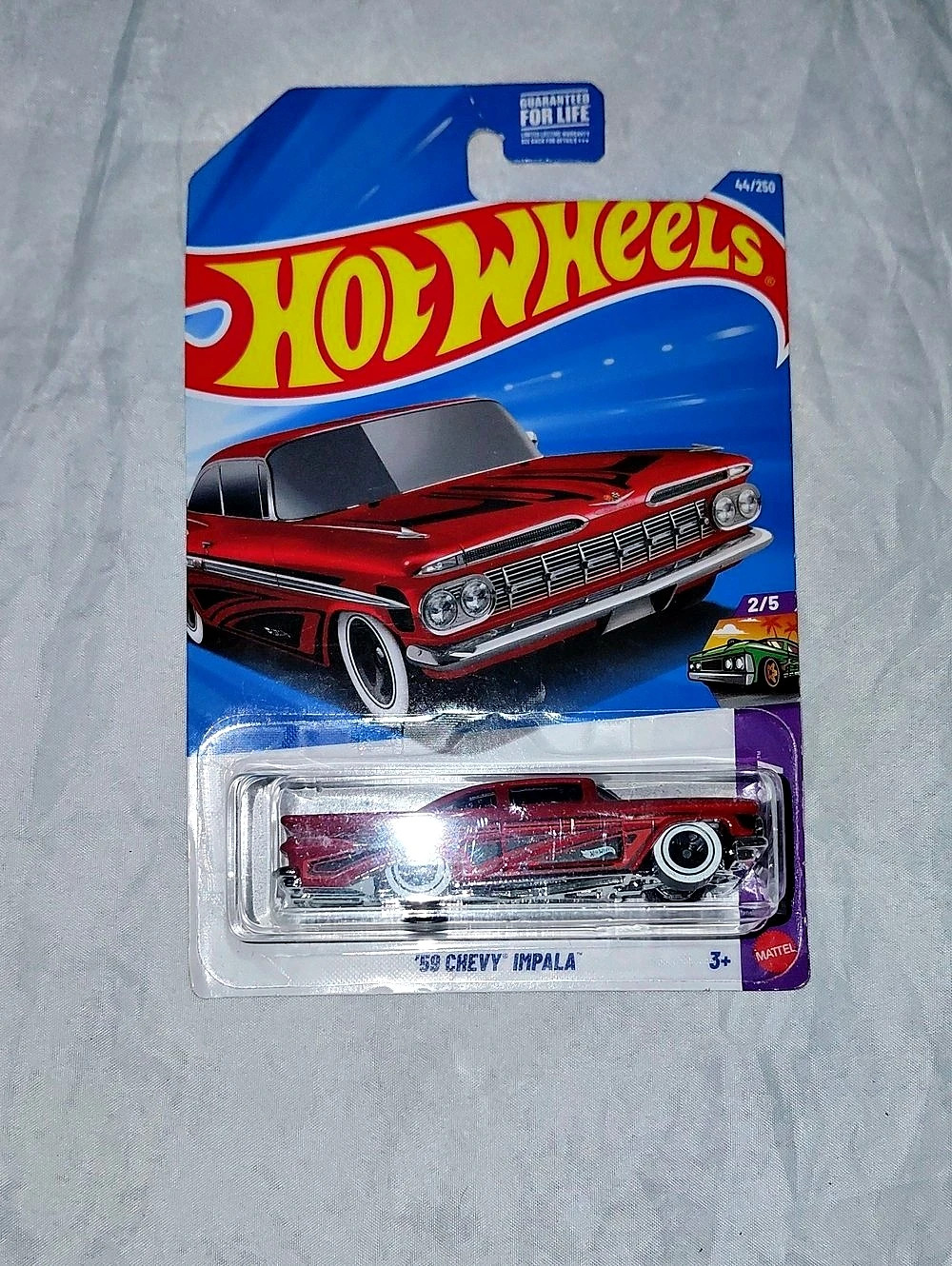 Hot Wheels '59 Chevy Impala Die-Cast Car Red & Black